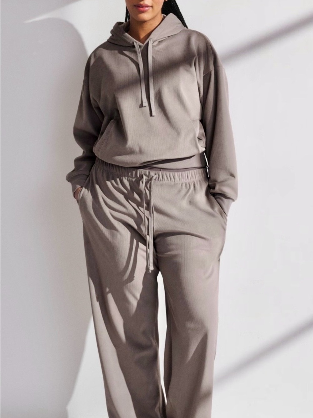 Abercrombie & Fitch YPB Restore Wide Leg Pant - Taupe - Large - NWOT